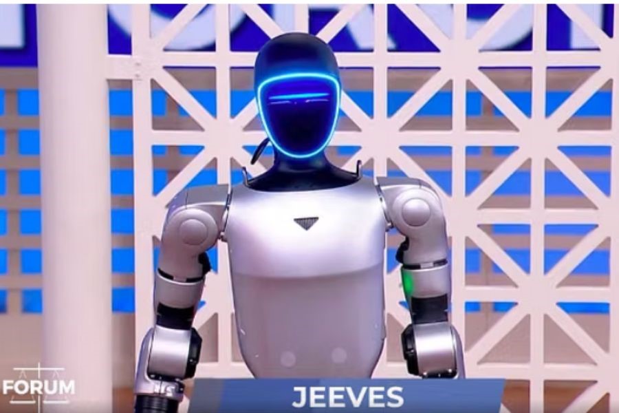 AI Humanoid Assistant Jeeves Joins Forum